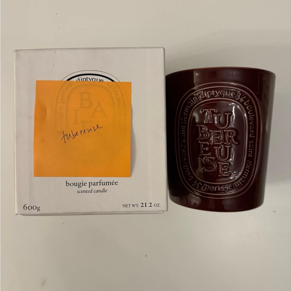 diptyque 3 wick tubereuse large candle 220g 21.2oz brand new